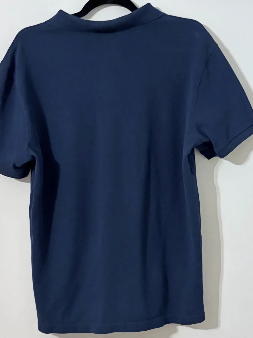 Massimo‎ Dutti Navy Short Sleeve Polo Shirt Classic Minimalist